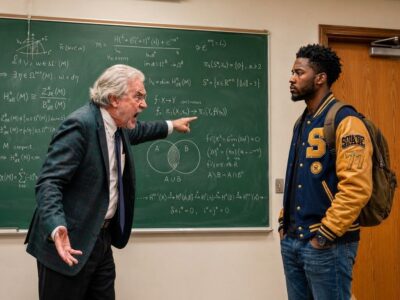 Un professeur ignore qu’un étudiant noir arrivé en retard est un prodige des mathématiques et lui donne un problème « impossible » pour se moquer de lui.